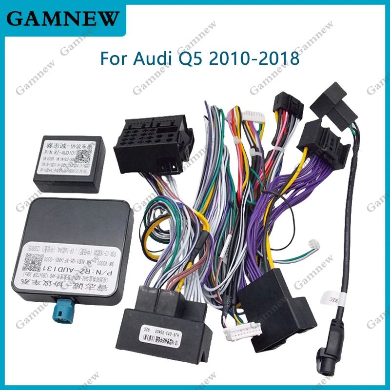 

Car 16pin Wiring Harness Adapter Canbus Box Decoder Android Radio Power Cable For Audi Q5 2010-2018