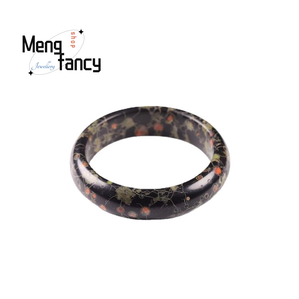 Natural Plum Blossom Jade Magnetic Bangle High-grade Exquisite Elegant Luxury Quality Fashion Jewelry Best Selling Holiday Gift