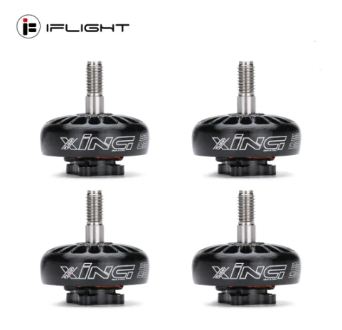 IFlight XING 2205 2300KV/3200KV 4-6S Lubang Pemasangan Motor Tanpa Sikat 12*12Mm/M2 Kompatibel Protek35 Baling-Baling 3.5 Inci u