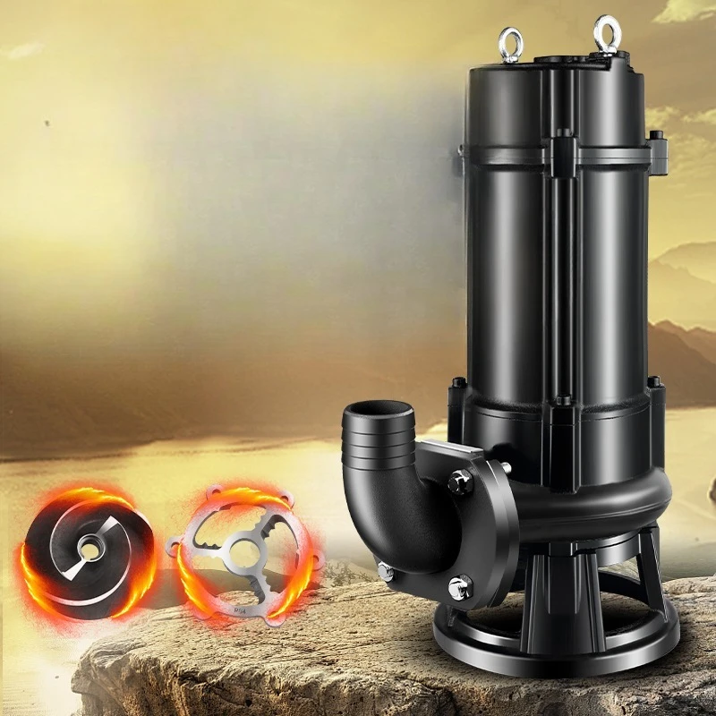 

Cutting sewage pump, septic tank pumping slurry