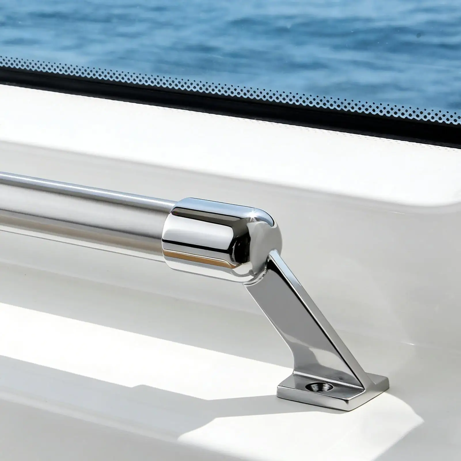 

Кронштейн для поручня из нержавеющей стали, простая сборка, высокая грузоподъемность, держатель поручня для каяков, лодок, морских палуб