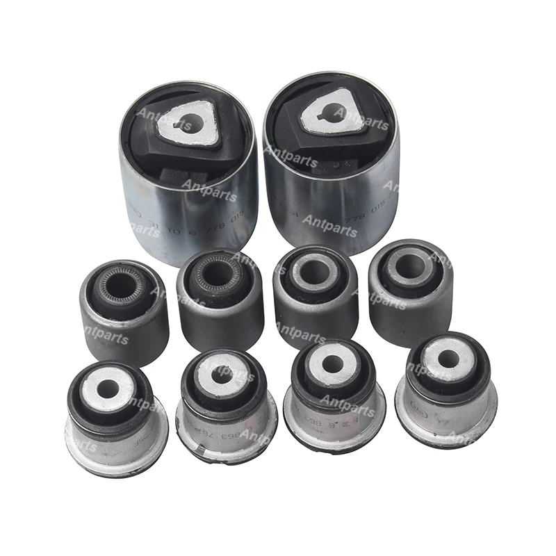10PCS Front Suspension Control Arm Bushing For BMW X5 E70 X6 E71 E72 30d 40i xDrive 31106771194 31126855509 31106778015