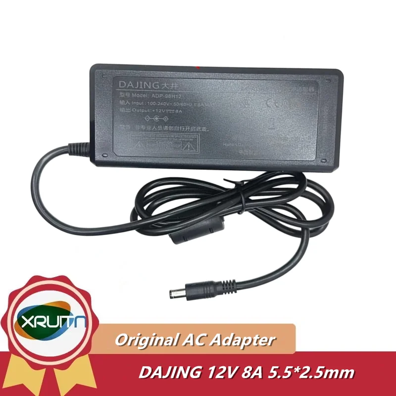 

ADP-96H12 Genuine DAJING 12V 8A 96W AC DC Adapter Charger 5.5*2.5mm Power Supply