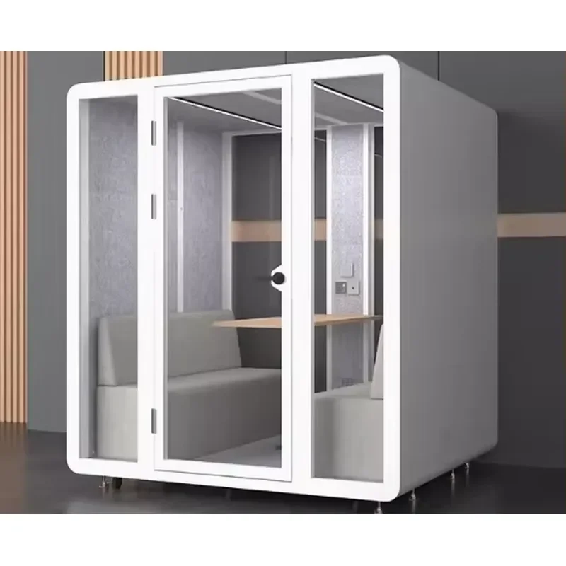 Modern Studio Acoustics Soundproofing Privacy Office Booth for Music Acoustics Studio Meeting Pod Private Space Live Pod