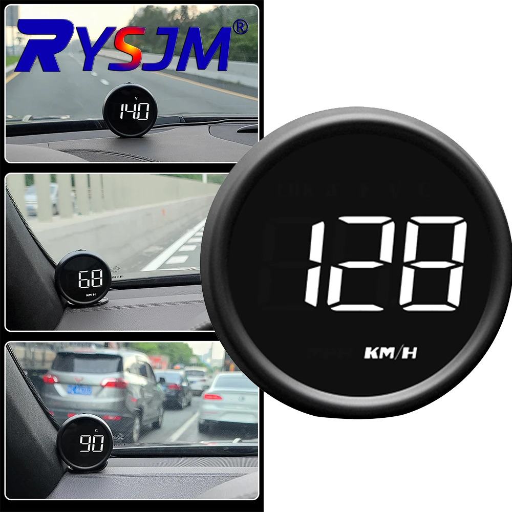 B1OBD2 EOBD HUD Car Head Up Digital Speed Smart Auto KMH MPH Projector Mileage Meter Voltmeter Fatigue Driving Reminder