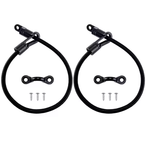 2 Sets Rod Strap Holder Fishing Rod Deck Mount Connector Fishing Boat Deck Mount Pole Holder for Boat Marine Fishing