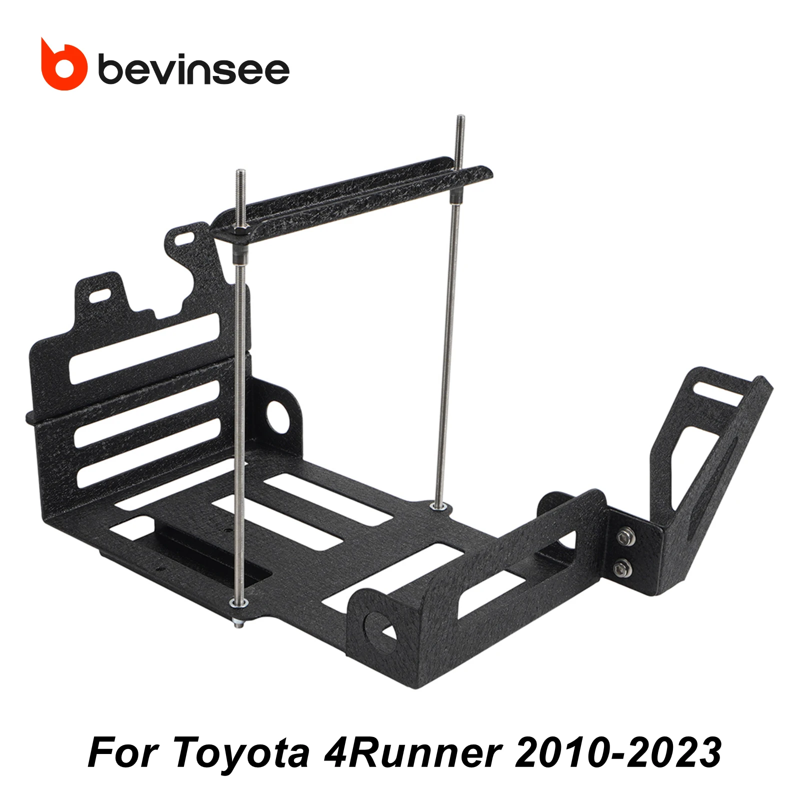 

BEVINSEE Steel Secondary Battery Box for Toyota 4Runner 2010-2023, fit for Group 34 & 35 Battery