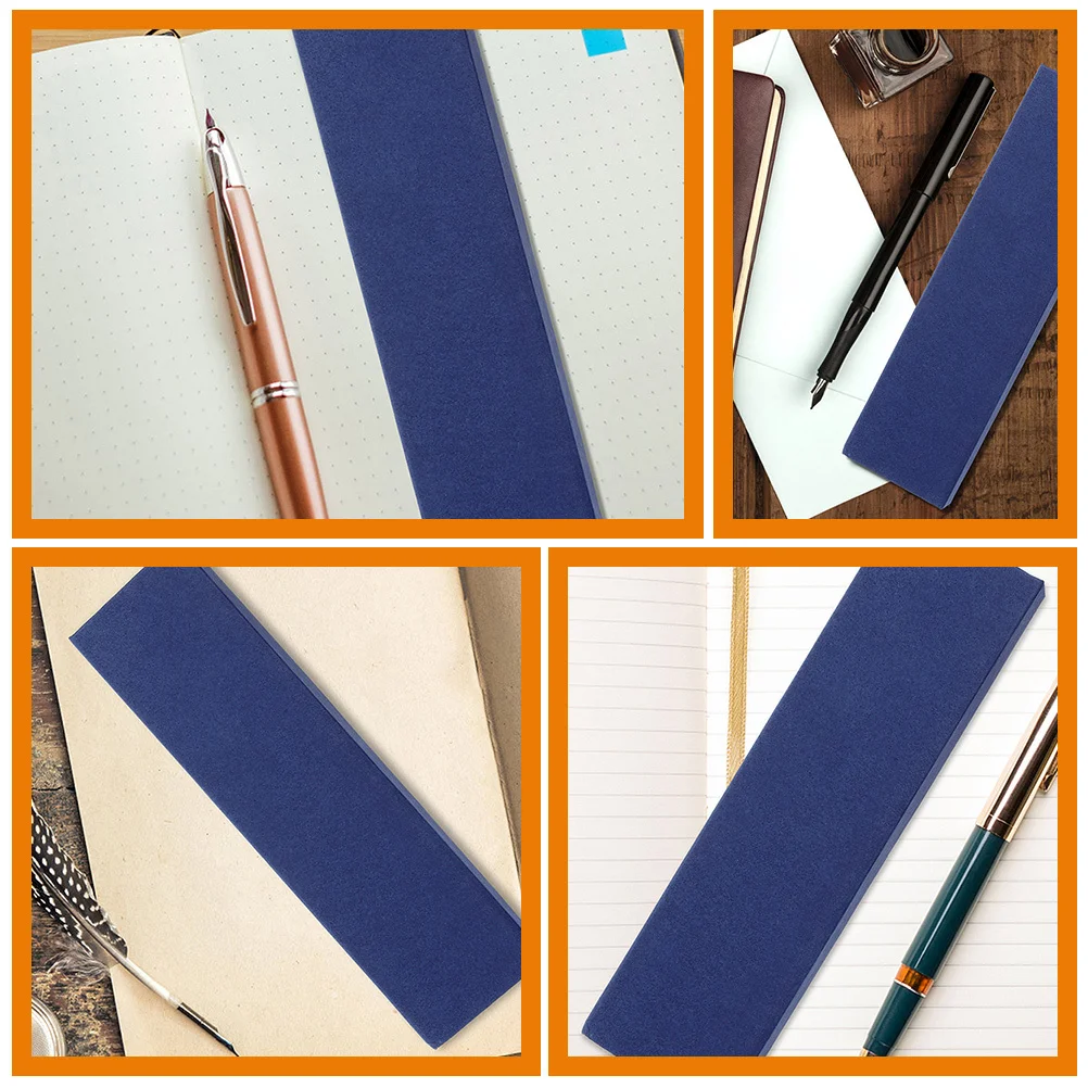 4 قطعة علبة هدية فارغة لقلم الحبر حامل واحد منظم عملي حقيبة قماش صندوق عرض لقلم النافورة #1