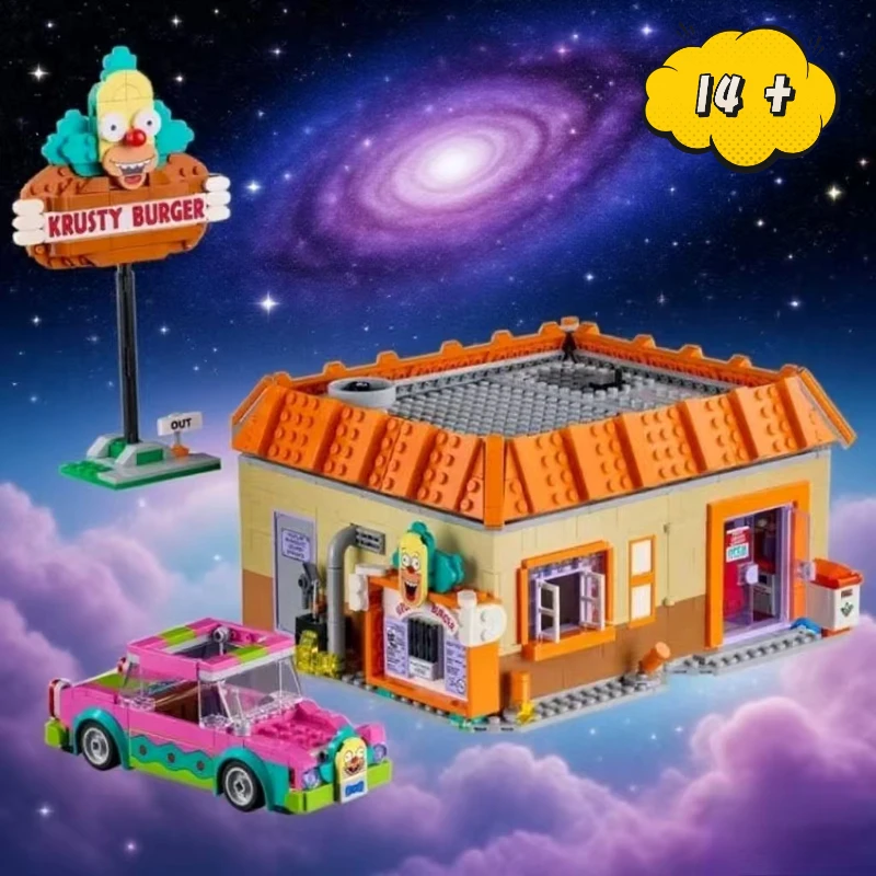 

Krusty Burger Restaurants Building Blocks Set Compatible10352 Bricks Creative Ideas Toys for Kids Birthday Christmas Gifts