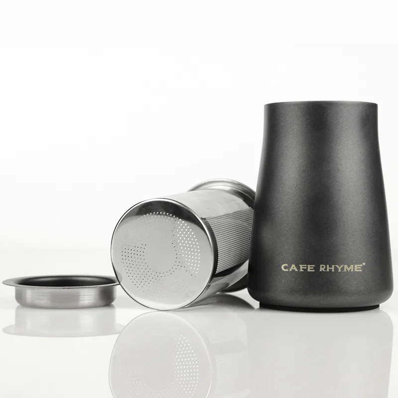 Stainless steel coffee powder sieve, fragrant cup filter, grinding powder filter cup, multi-function connector