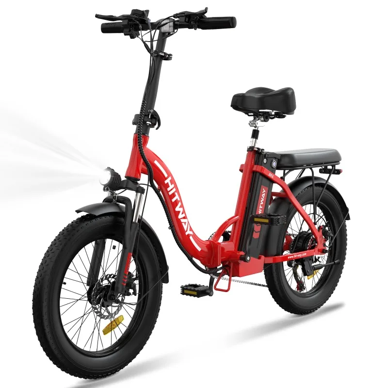 

Red E-Bike Wholesale City Cruiser 48v Lithium Battery 750w Motor Fat Aluminum Electronic CE Certified US Markets
