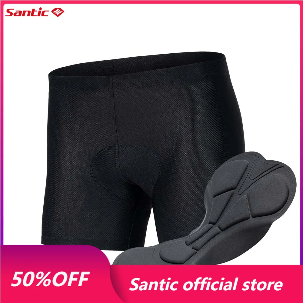 Santic New Men's Cycling Underwear  Four Seasons Road Cycling ShortsBreathable Lightweight Inner  Shorts Anti-sweat KM25C06040H