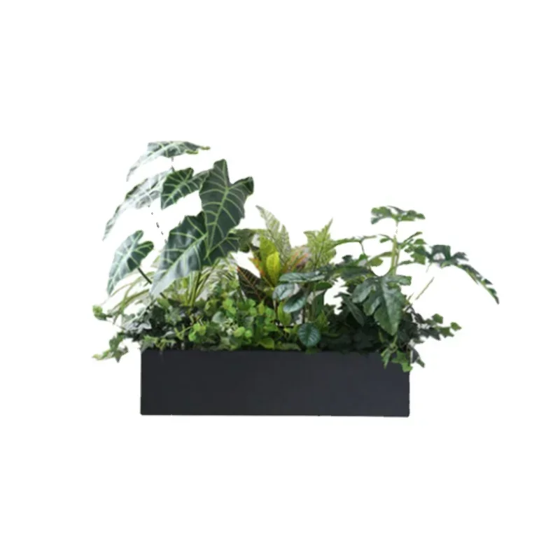 indoor simulation green plant bonsai floor flower trough shop partition plant stand desktop flower