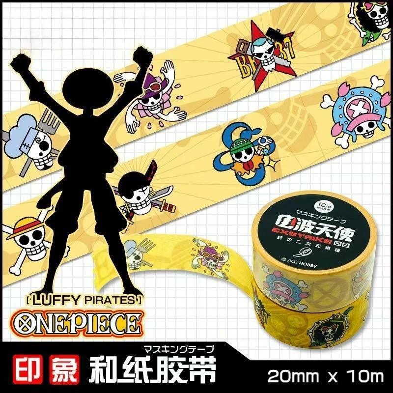 Anime Cosplay Ai - One Piece Anime Washi Bant, Çizgi