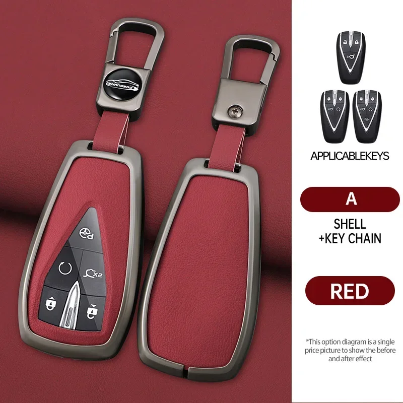 

Zinc AlloyShell Fob For Changan CS35 PLUS CS75PLUS CS55PLUS Eado UNI-T Oushang X5 X7 EV 2019 2020 Car Key Case Cover Accessories