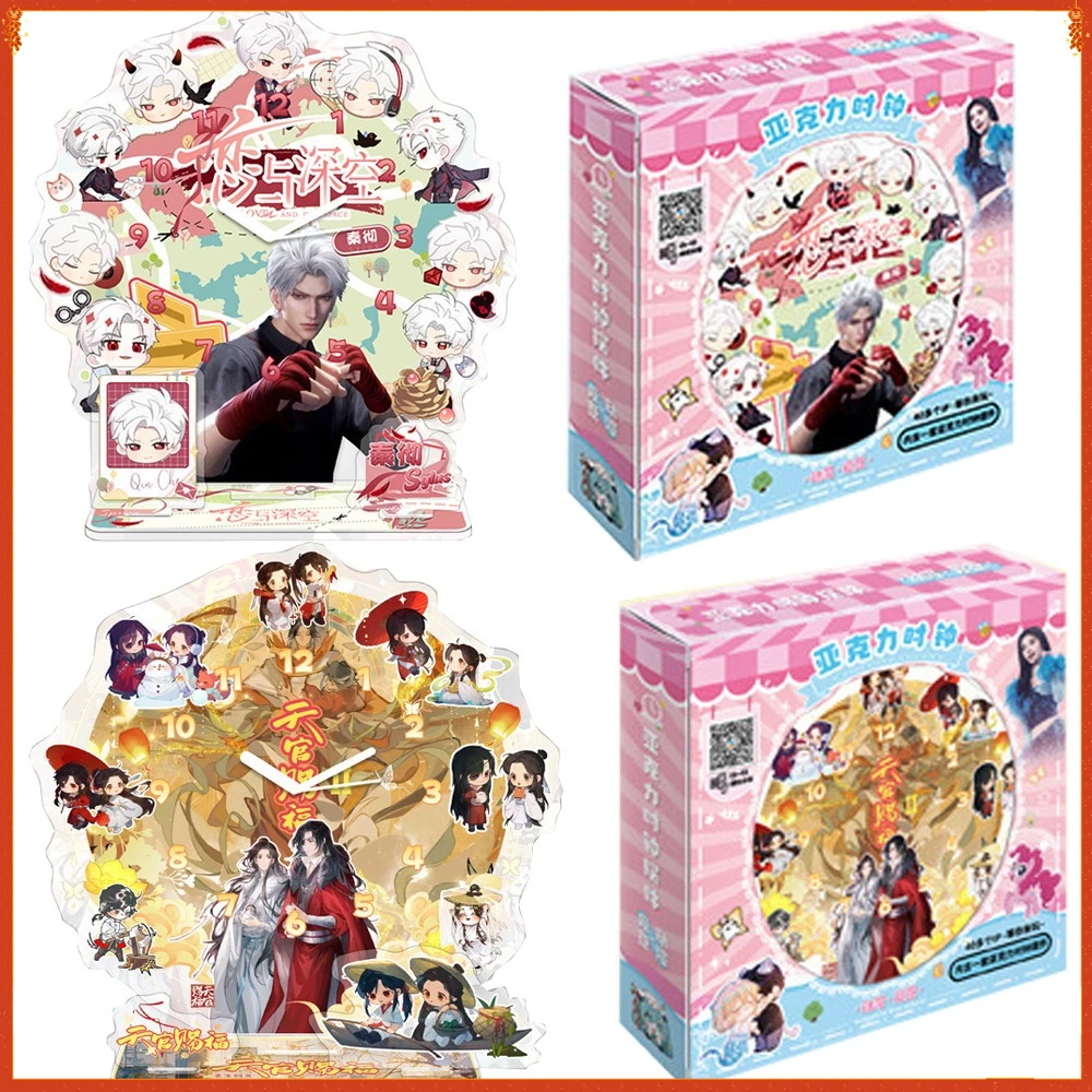 

Highly Beloved Anime Peripheral Acrylic Clock Ornament Creative Cartoon Delicate Model Decoration Toys Surprise Gifts Wholesale