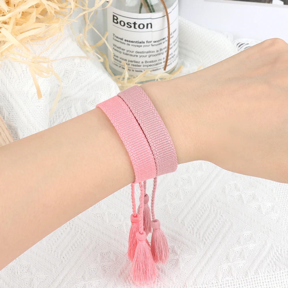 Slim Bracelet Vintage Hand Woven Bracelets Summer Stacking Jewelry Gift