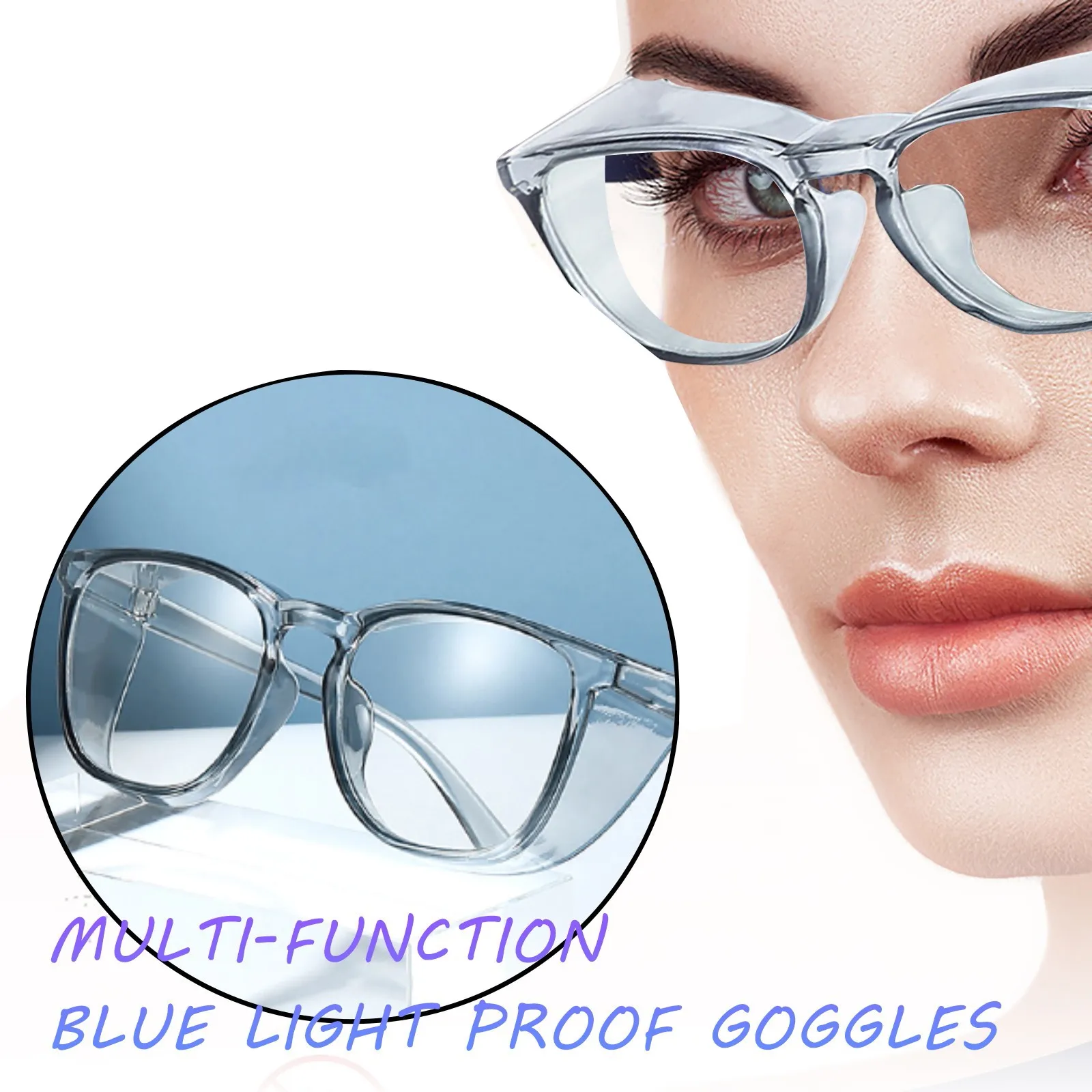 Anti-Fog Safety Glasses Classic Goggles Blue Light Blocking Glasses