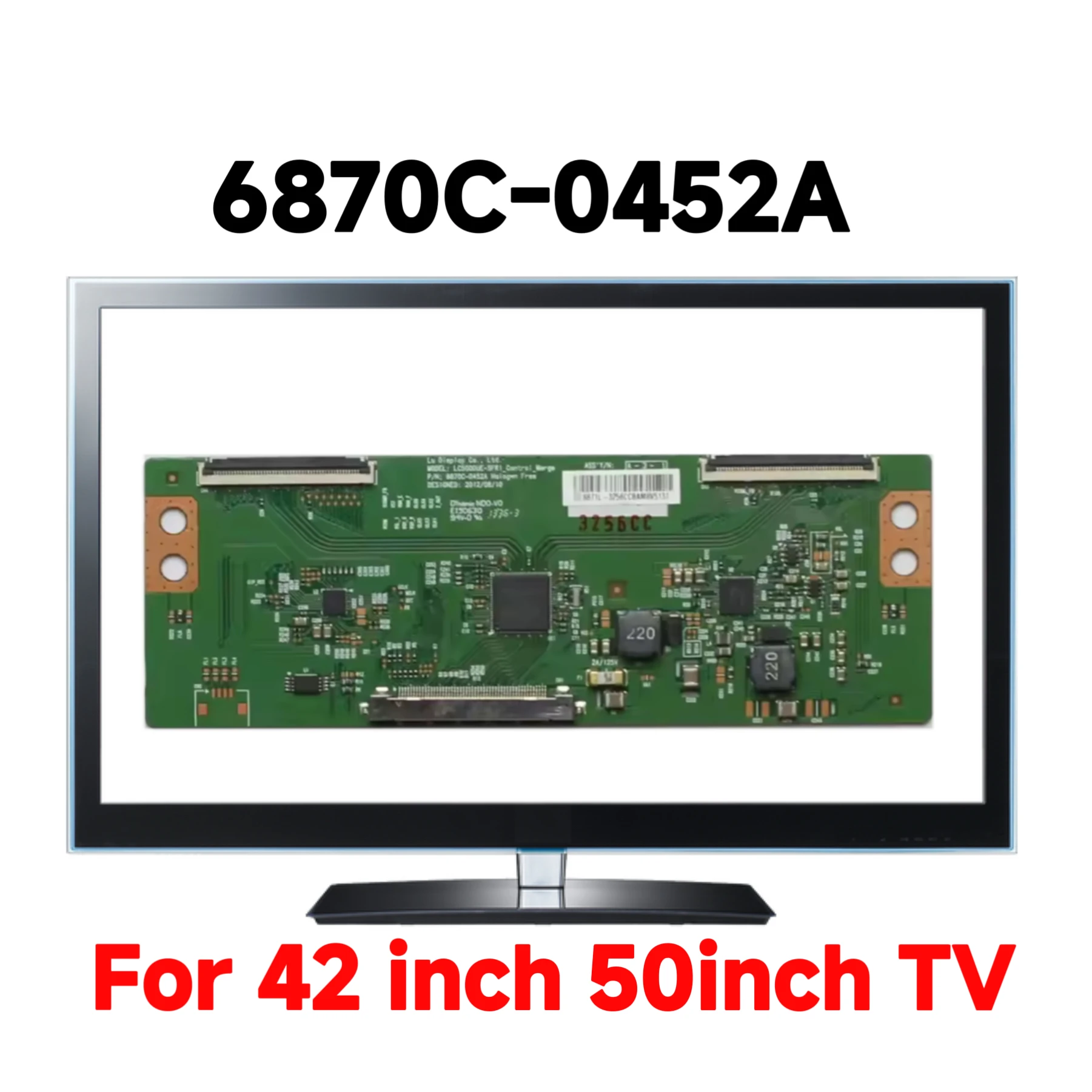 Nueva Tarjeta Lógica 6870C-0452A 0451, 6870C 0452A LC500DUE-SFR1_Control_Merge, Tarjeta de TV LCD para Tarjeta Lógica T-con Original