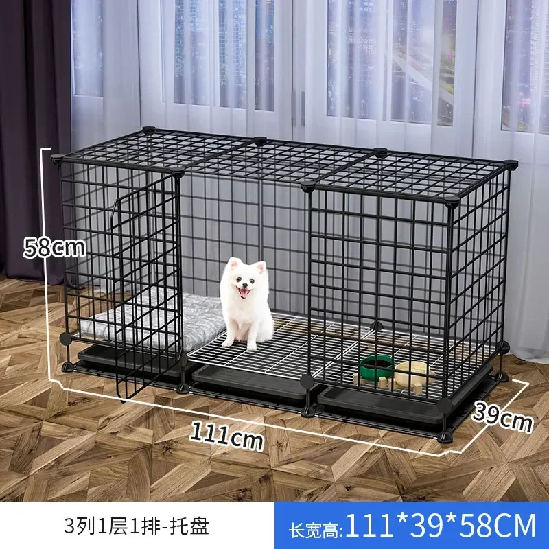 Indoor Style Dog Cage, Independent Bathroom, Suitable Small And Medium-Sized Pets, Effective Luxurious Living!