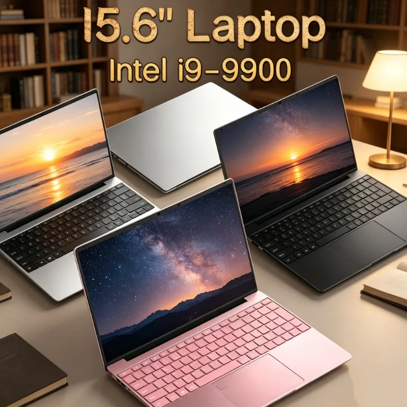 Travel 15.6 Inch Laptop Intel Core I9-9900 Windows 11 32GB DDR4 M.2 2TB SSD Ultrabook Computer
