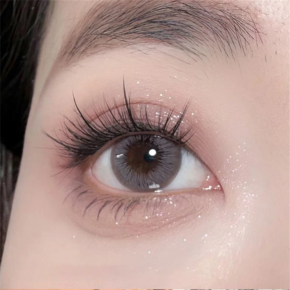 Faux-cils naturels tournesol, Double pointe, segmentés, individuels, Thin Terrier, outils pour débutants en maquillage