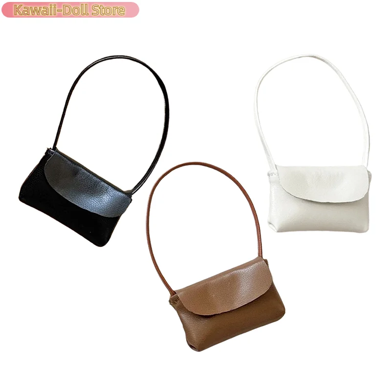 新しい 15-17 センチメートル人形ハンドバッグ女性革バッグ PU レザー財布アクセサリードールハウス装飾ごっこ遊びおもちゃ