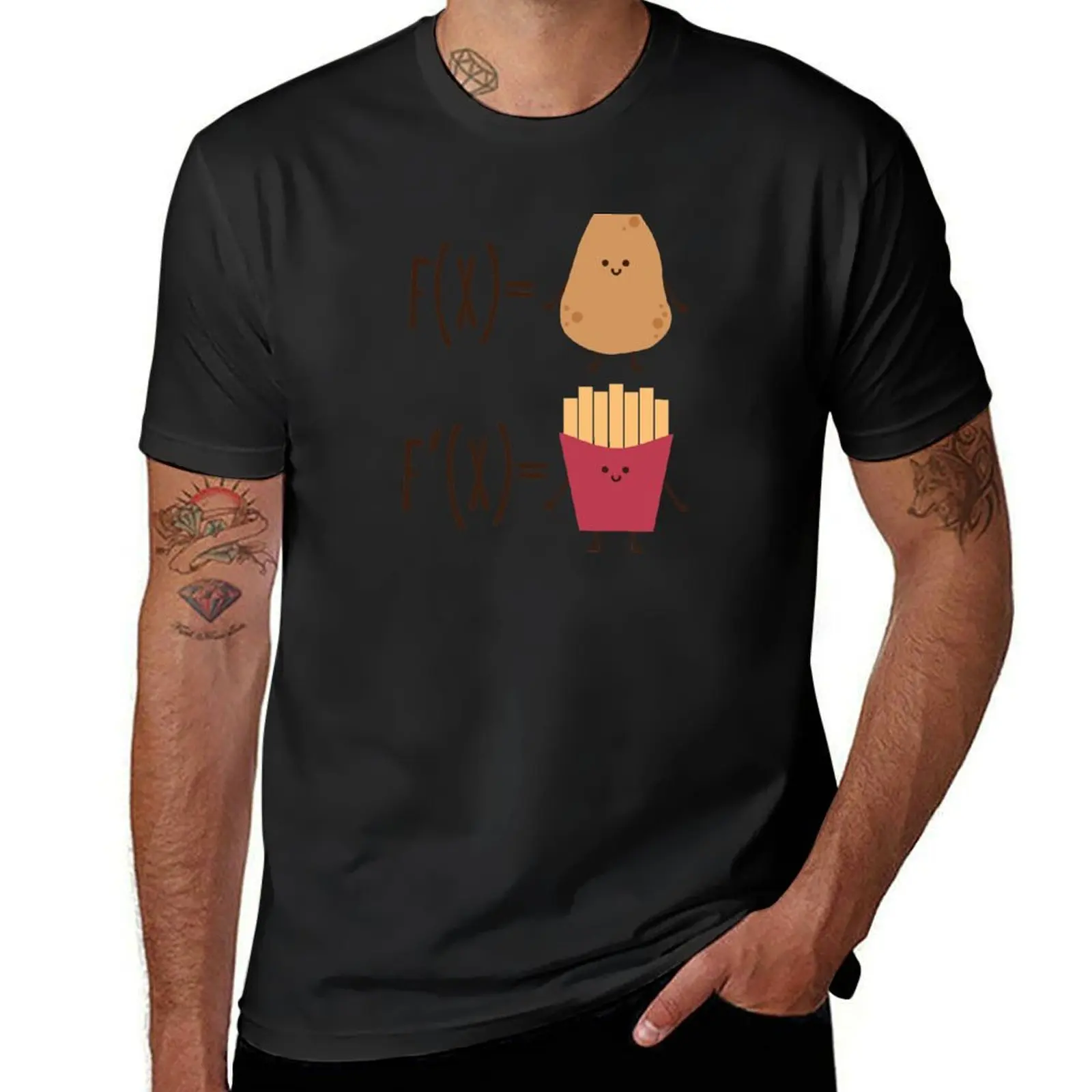 The derivative of a potato T-Shirt customs design your own customs funnys mens cotton t shirts