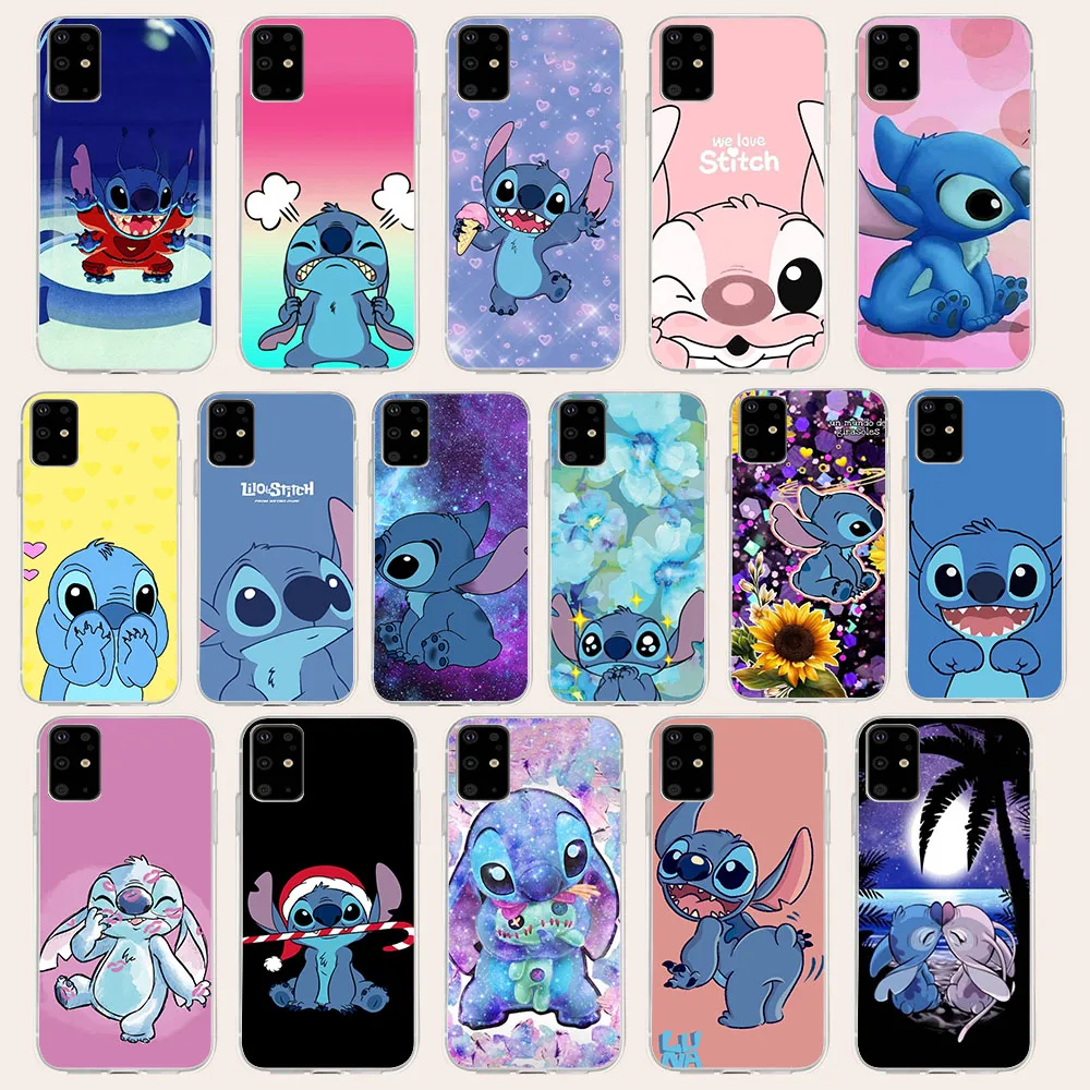 AK-21 Cute Stitch Silicone Case for VIVO Y35 Y22S Y16 Y02S Y02 Y01 X80  V25 V21 Y21 Y21S Y33S Pro