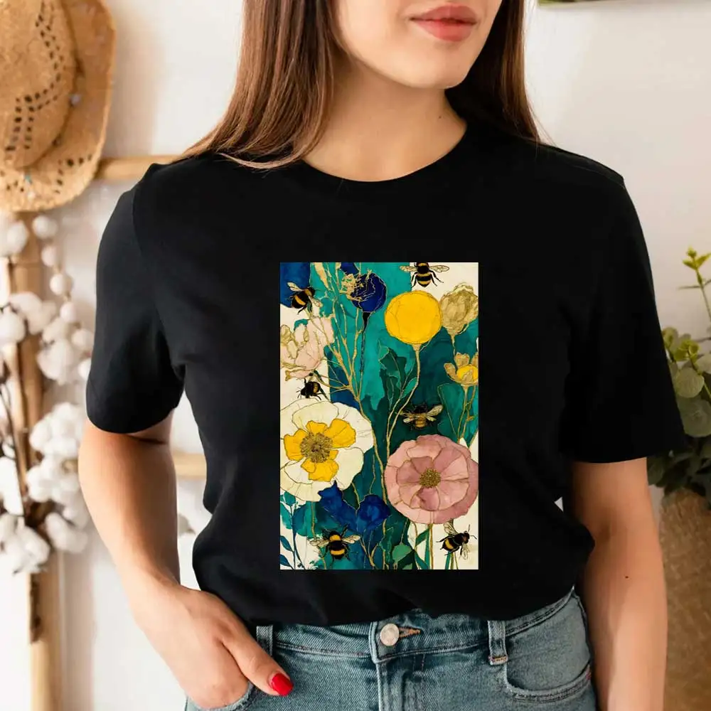 Oil Painting Tiger Iron-On Transfer For Clothing DIY A-Level Washable T-shirt Thermal Sticker Beautiful Flowers Patches Applique