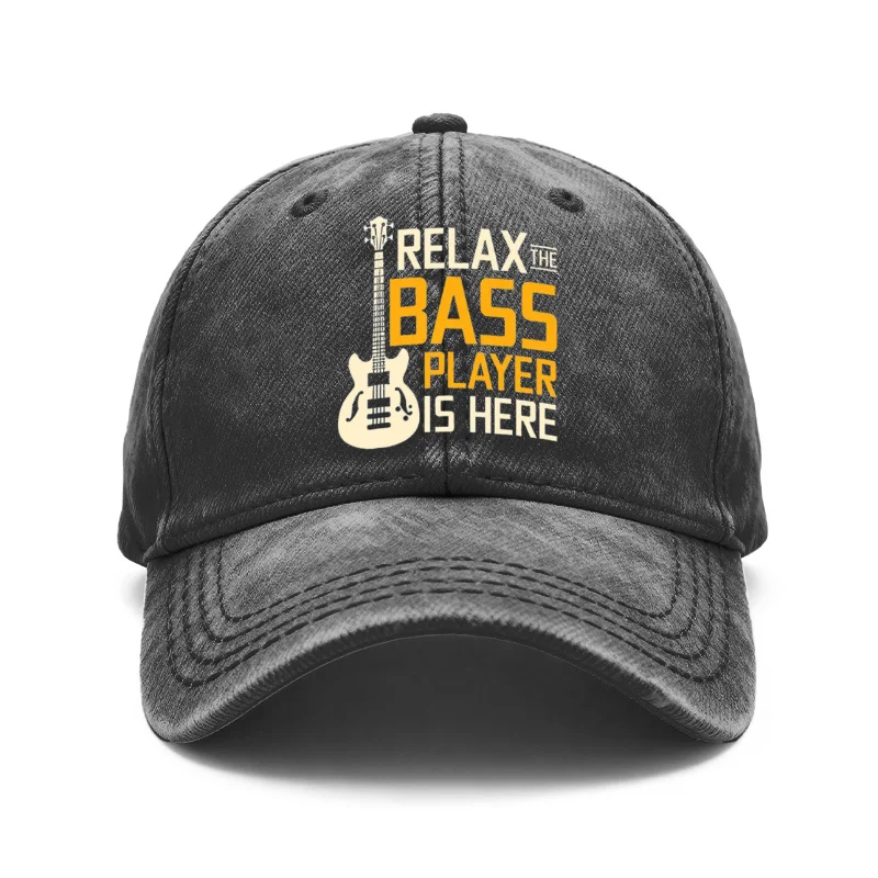 Vintage Washed Unisex Baseball Cap with a Design That Reads 