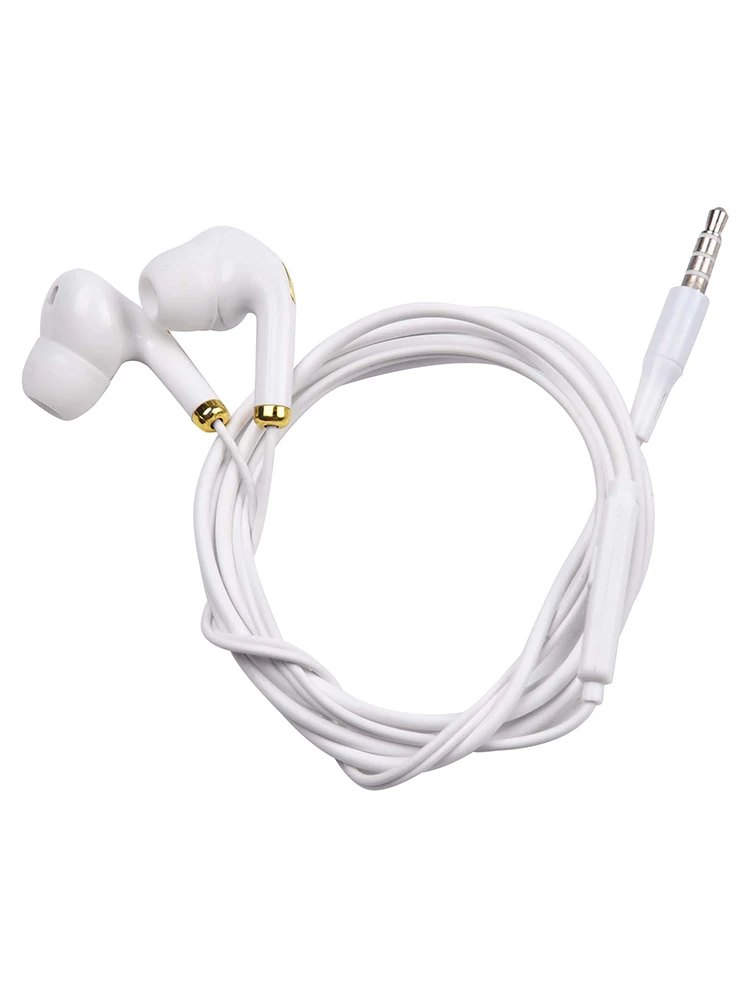 Wired Headset 3.5mm In-Ear Headphones With Microphone  Stereo Headphones With Noise Suppression For Mobile Phones