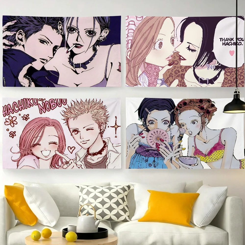 Classic Anime N-NANA-S flag For Garden Party Living Room Home Wall Decor Banner Bedroom Outdoor Tapestry