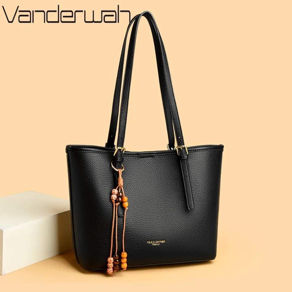 

Luxury Soft Leather Handbags Large Capacity Women Shoulder Bags for Women Designer Tote Sac Shopping Crossbody Top Handle Bag
