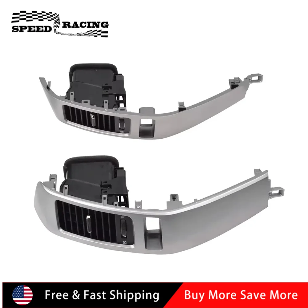 

55474-60040 55475-60040 Durable ABS Instrument Air Vent Finish Panel For 2003-2009 Toyota Land Cruiser Prado LC120 Sliver