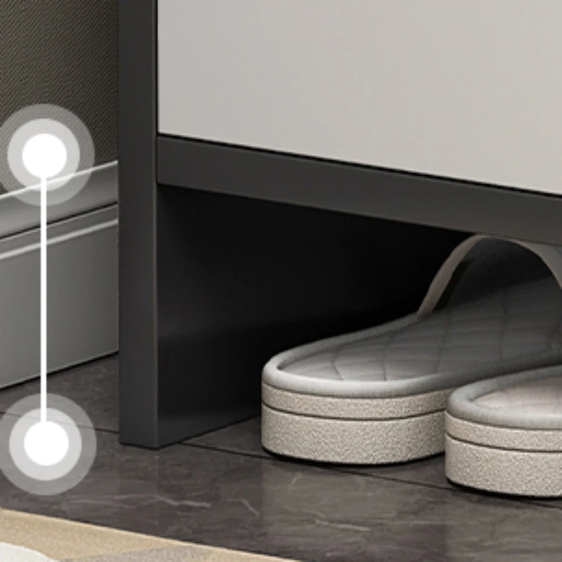 Shoe Rack Display Holder, Varanda Storage, Modern Entry Cabinet, Space Saving, Armário Organizer, Home Furniture