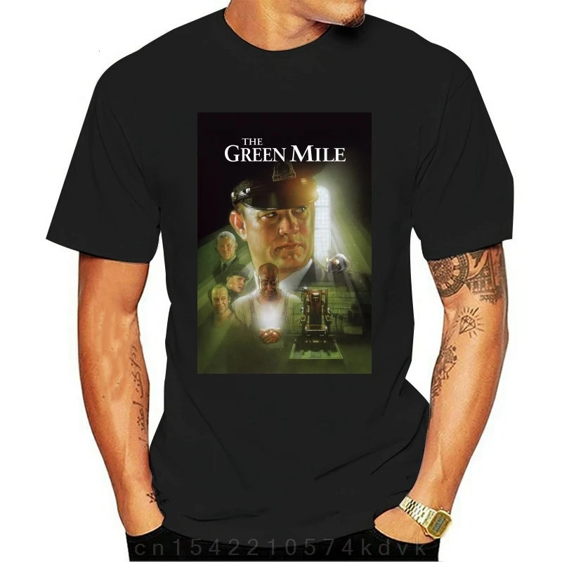 The Green Mile Poster Tom Hanks Men Tshirts Mens Streetwear T Shirt 3D Print T Shirts Black Of White