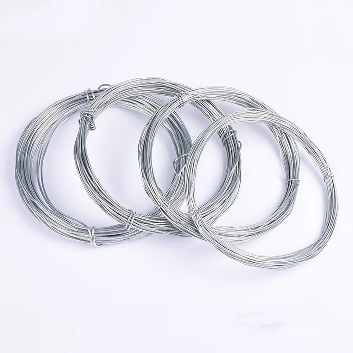 10Meters Galvanized Iron Wire 0.8mm/0.95mm/1.2mm/1.4mm Fine Steel Wire Rope Sculpture Handmade DIY Hardware Accessories