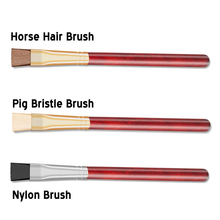 Soft Watch Movement Cleaning Brush Horse Hair Boar Bristle Nylon Watchmaker Watch Phone Repair Tool Keyboard Dust Remover Brush view 4