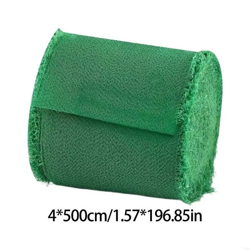 5 Meter Ribbon Roll for Wrapping Wedding Bouquets Craft Decorations Y08E