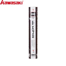 Kawasaki  Badminton Shuttlecock King 10E Goose  Feather Shuttlecock Training Sports Speed 76 77 Badminton Ball