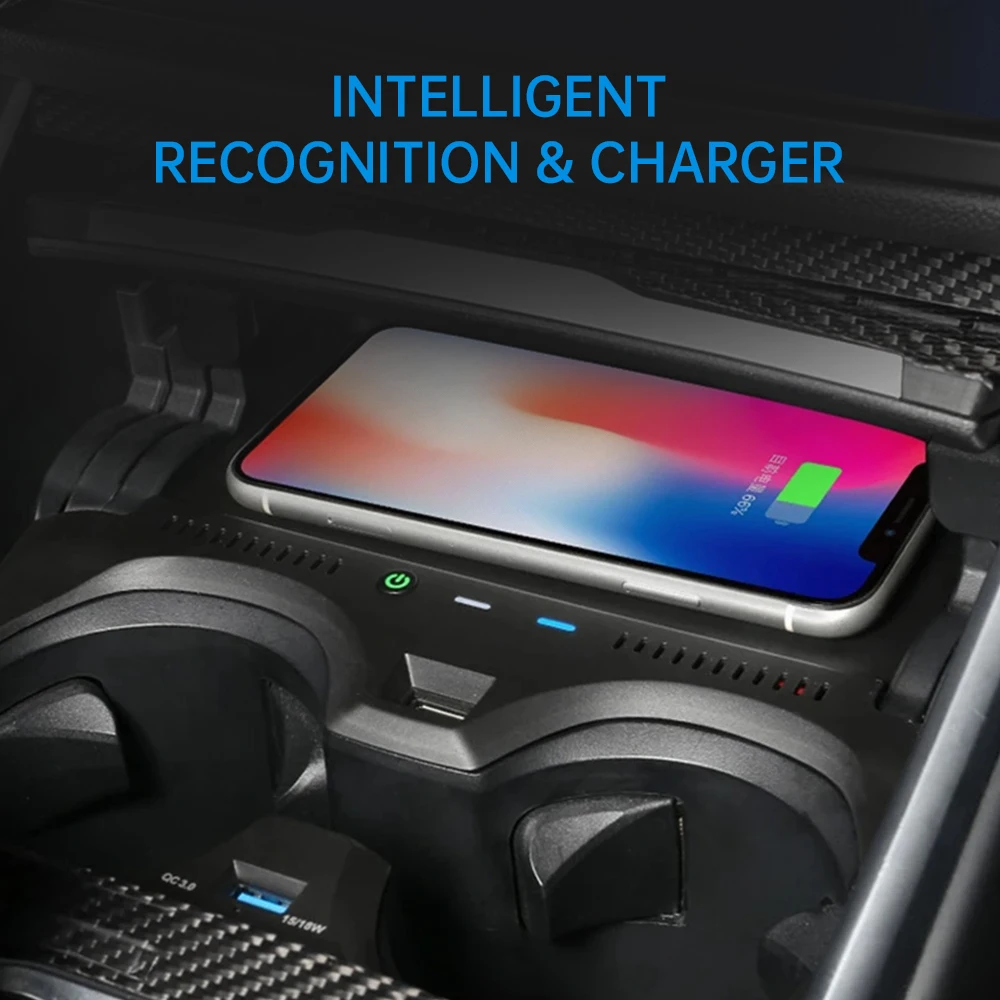 For BMW 3 4 Series G20 G21 G22 G28 2020 2021 2022 LHD 15W Car wireless charger fast phone charger