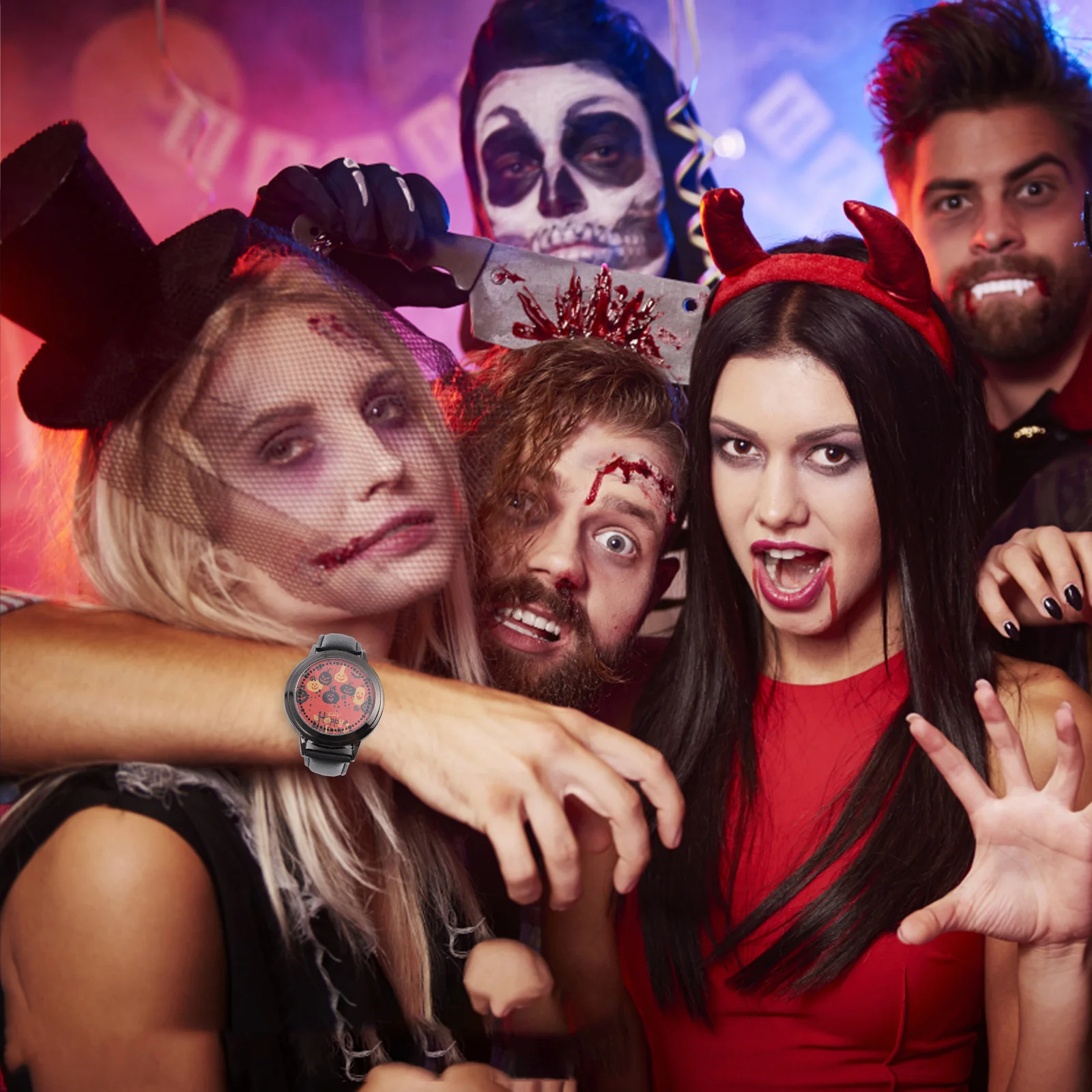 

Halloween Watch Festive Fashion LED Watches Touch Screen Wristwatch Gift Festival