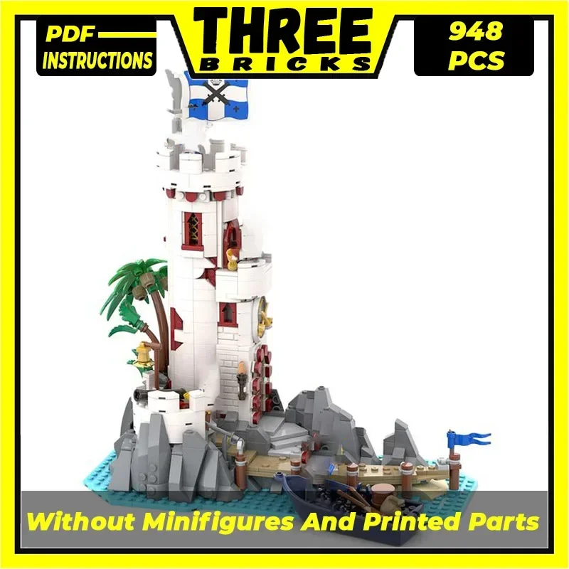 

Moc Building Bricks Medieval Castle Model Saber Island 2024 Technology Modular Blocks Gifts Toys For Children DIY Sets Assembly