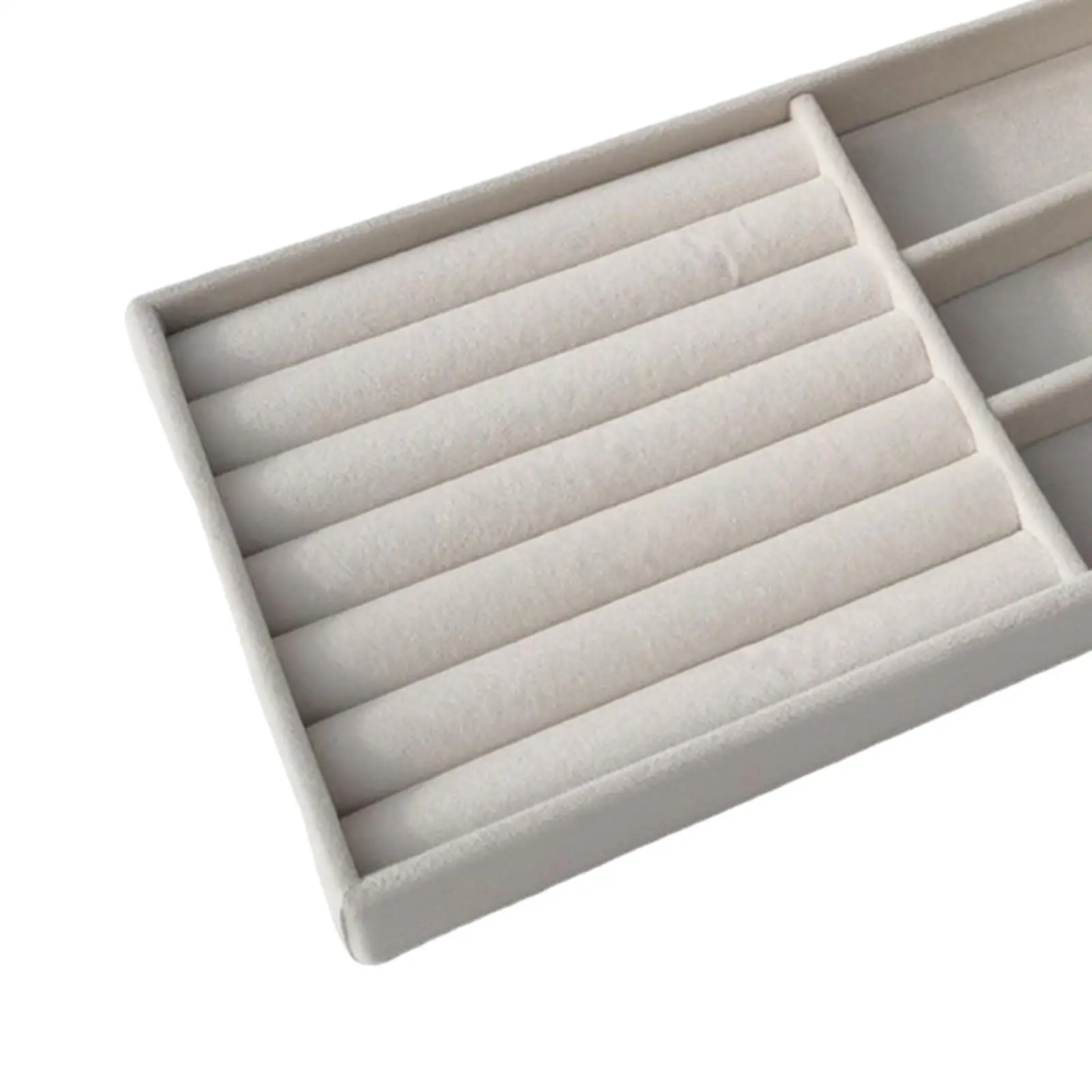 Durable Jewelry Tray Organizer Bracelet Display Holder for Rings Pendant
