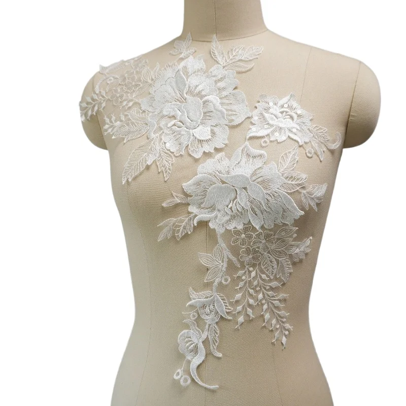2-pecas-1-par-novo-aplique-de-lantejoulas-com-micangas-3d-espelhado-com-flor-grande-e-renda-para-decoracao-frontal-e-traseira-de-vestidos-de-noite