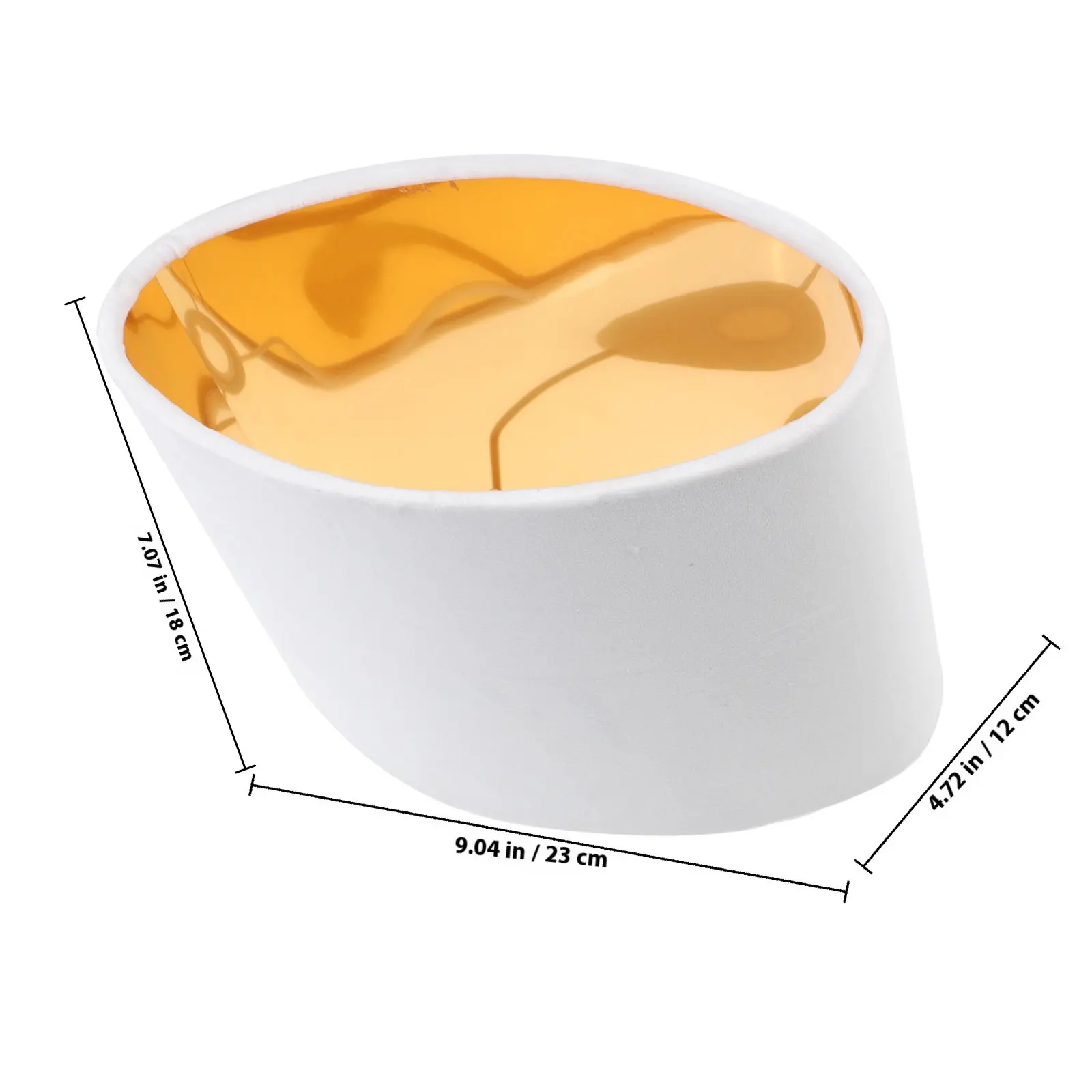 Oval Black Desk Lamp Shade Frame for Table Lamps – Large Oblong Lampshade Replacement