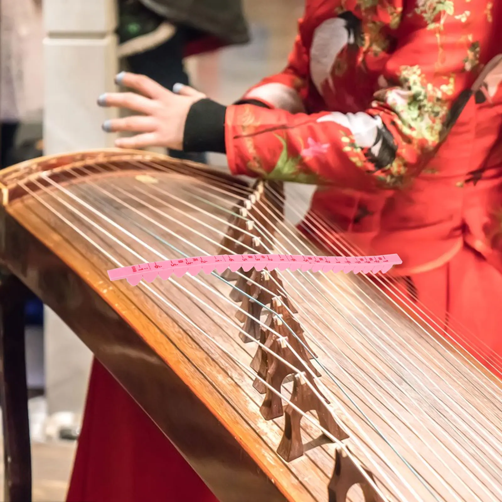 

Portable Mute Strip Silicone Durable Practice Accessory Night Home Use Sordine For Guzheng Musical Instrument Silence Tool