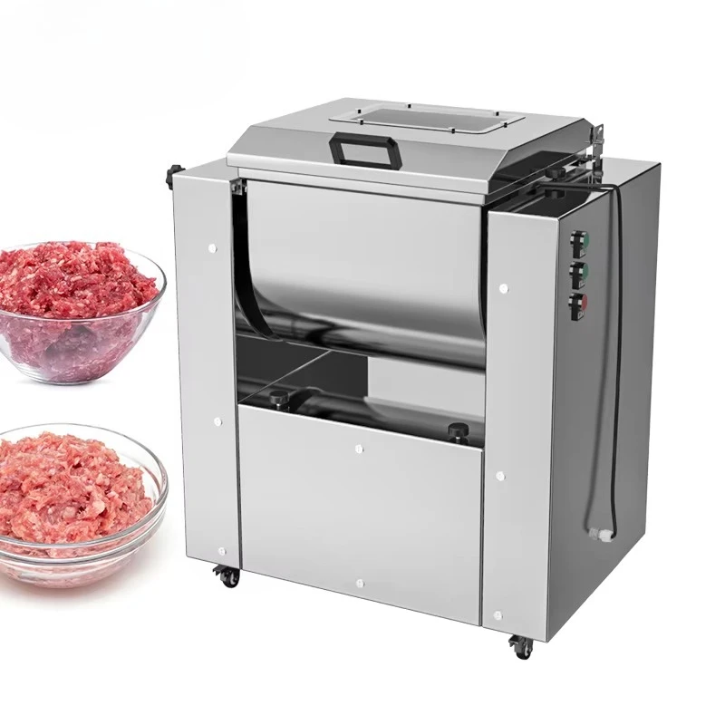 High Quality Meat Mxing Machine Factory Price Stainless Meat Mixer Large Capacity 15kg 25kg 50kg 70kg 100kg Meat Mixer