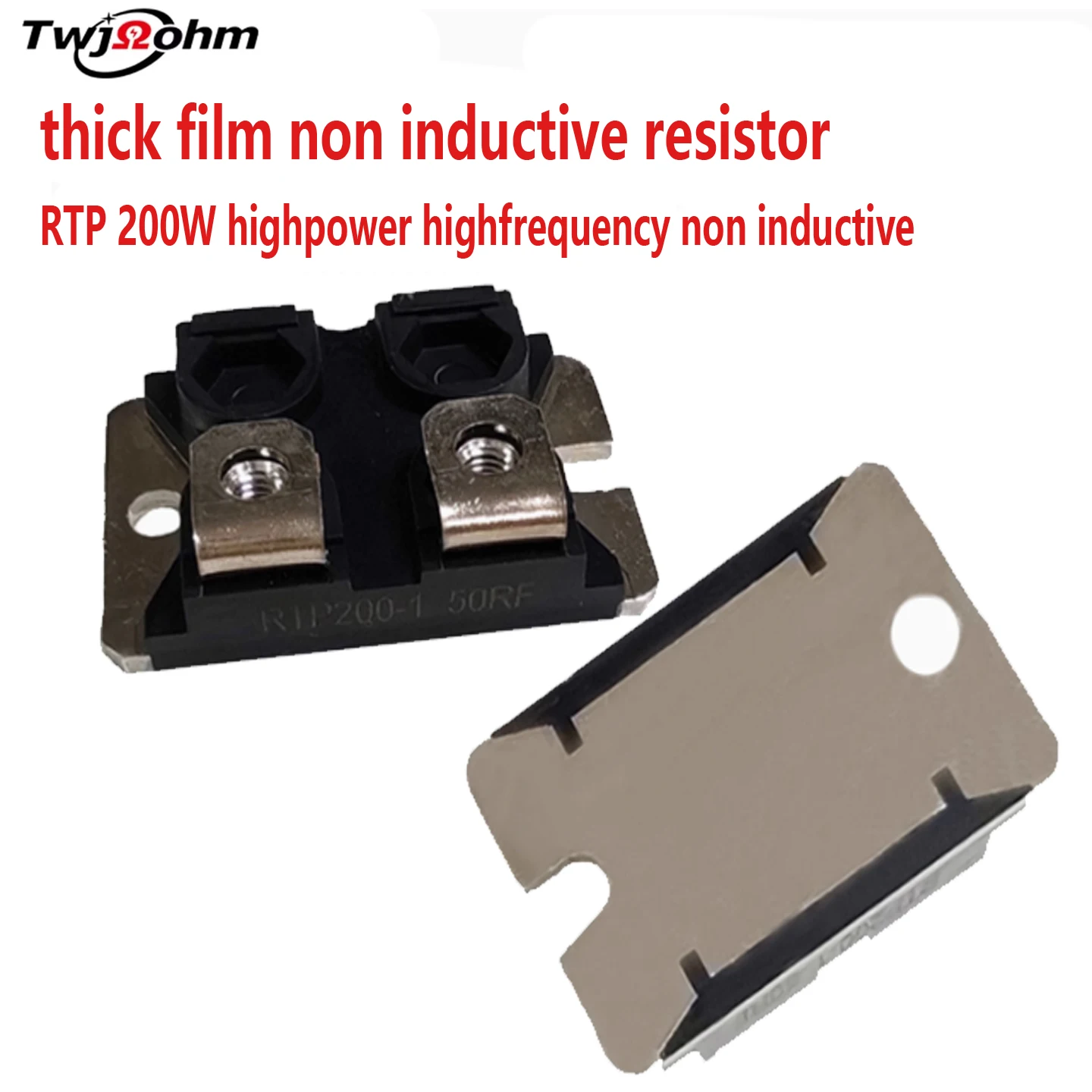 RTP200 мощный толстопленочный неиндуктивный резистор 1KF1R2RF5R20R30R150RF300RF500RF